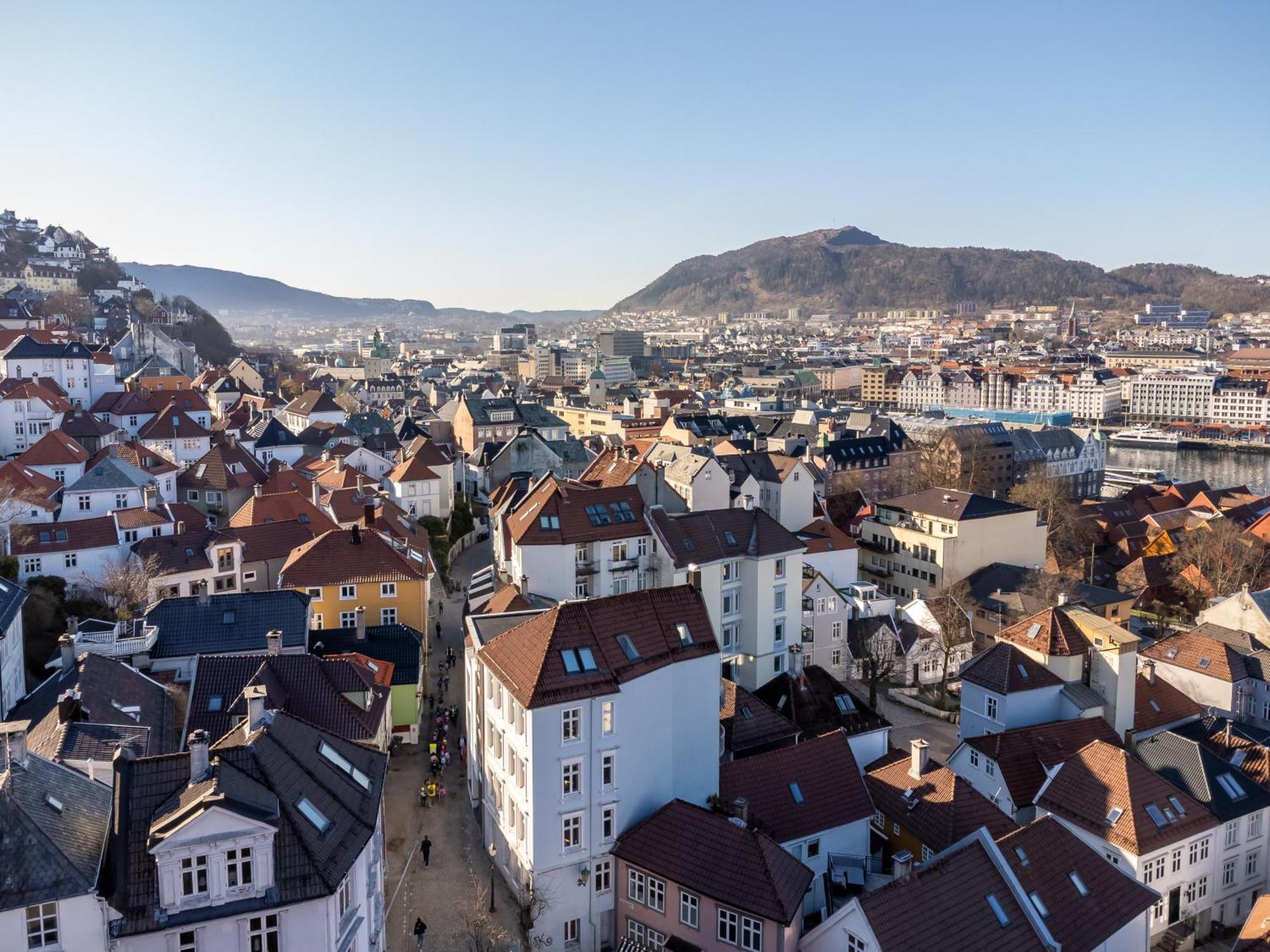 Bryggen // Floyen Apartments เบอร์เกน ภายนอก รูปภาพ