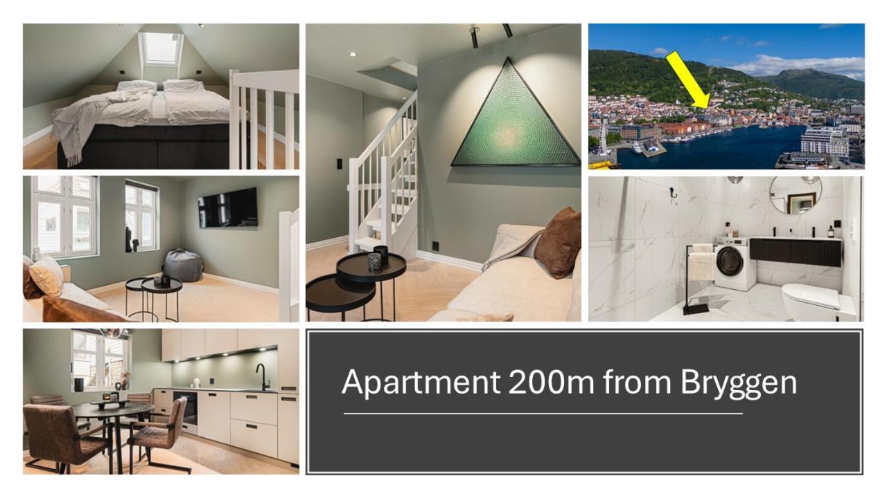 Bryggen // Floyen Apartments เบอร์เกน ภายนอก รูปภาพ